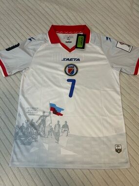Haiti White Home Jersey - Men's Soccer Shirt